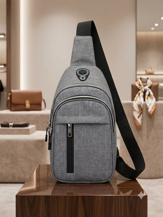 Cross Body Sling Bag - Grey